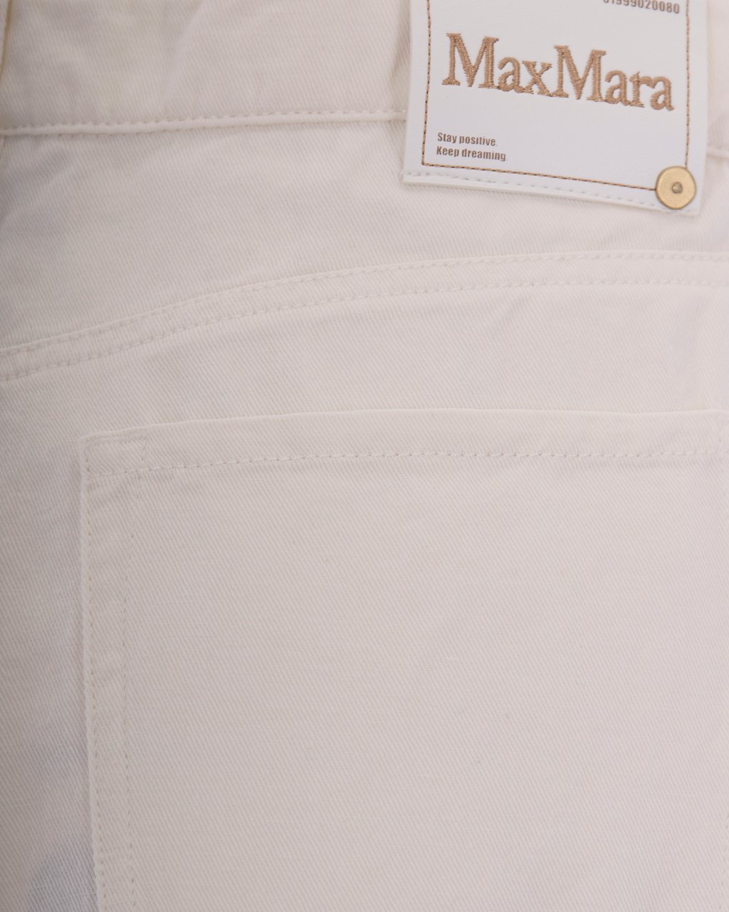 Max Mara 'S Max Mara Trousers Bianco Wit