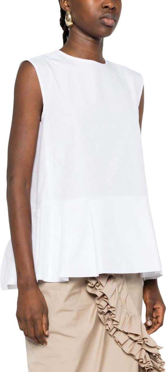 Max Mara Top Ivory Wit