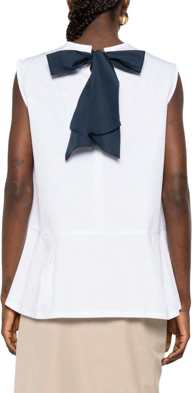 Max Mara Top Ivory Wit
