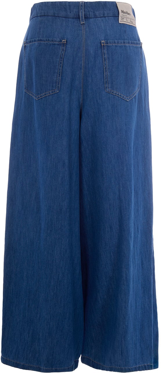 Max Mara 'S Max Mara Trousers Blu Notte Blauw