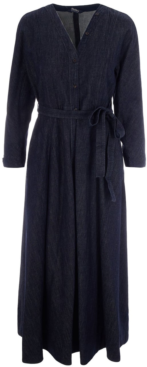 Max Mara 'S Max Mara Dresses Blu Marino Blauw