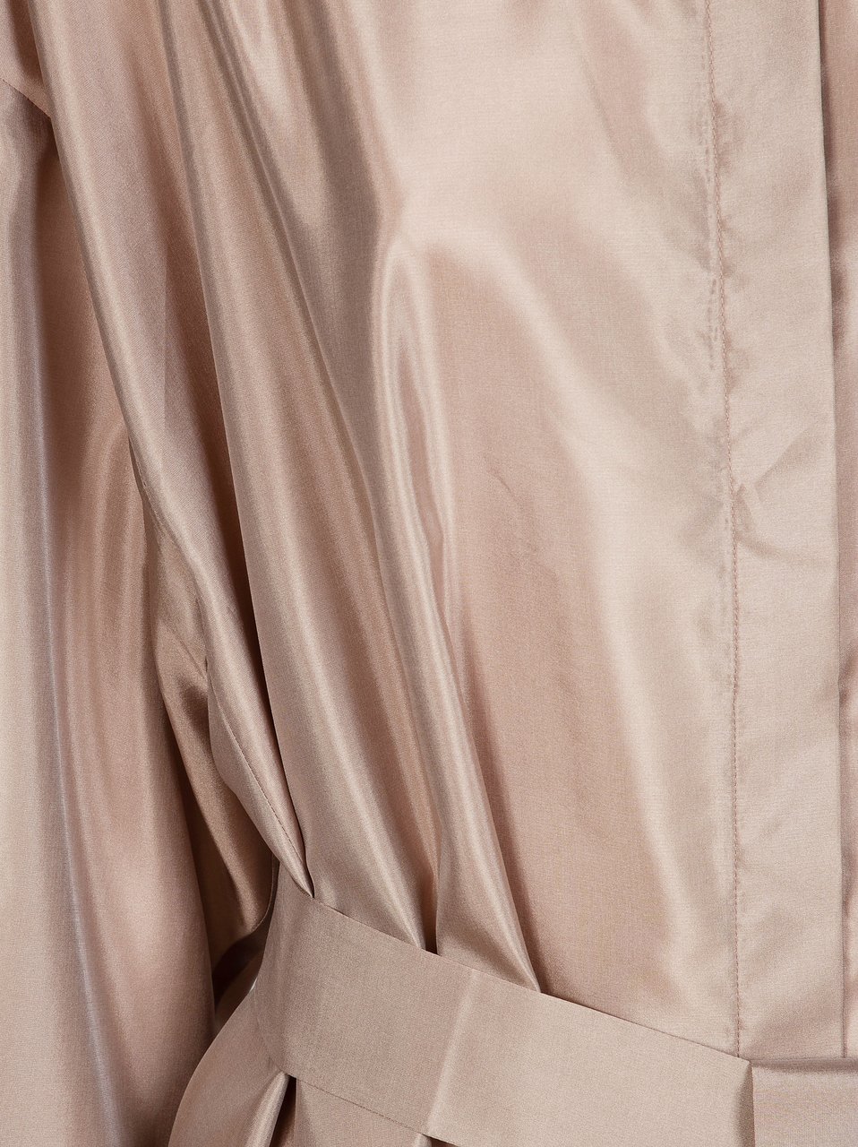 Max Mara Smmanna Shiny Belted Shirt Dress Roze