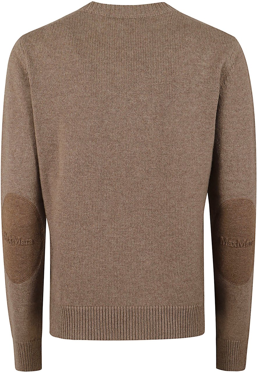 MAX MARA S Maglia toppe su maniche FRESIA Maroon