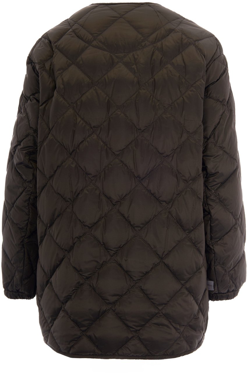 Max Mara Coats Verde Scuro Groen