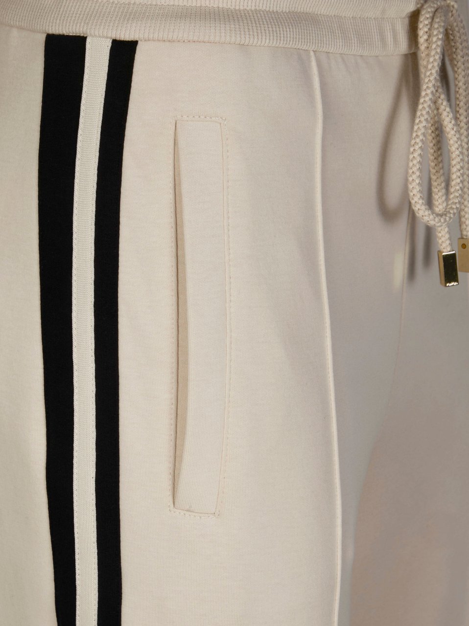 Max Mara Vento Outer Leg Stripe Track Pants Neutraal