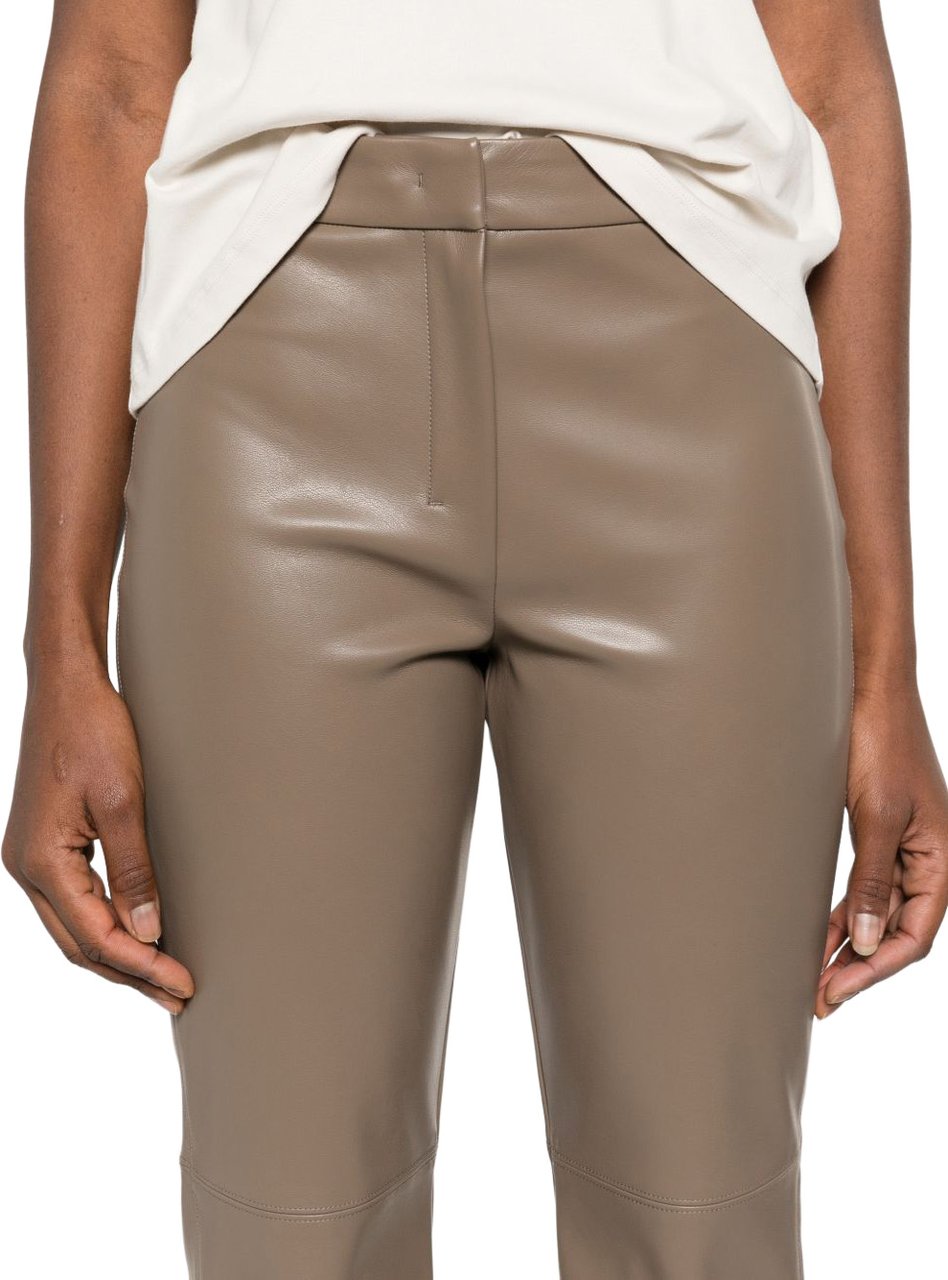 Max Mara Trousers Brown Taupe