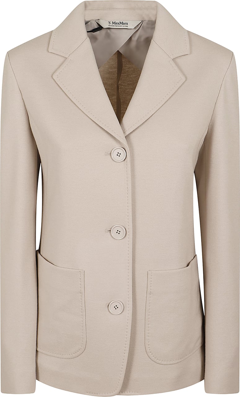 MAX MARA S Giacca in Jersey monopetto FATA Wit