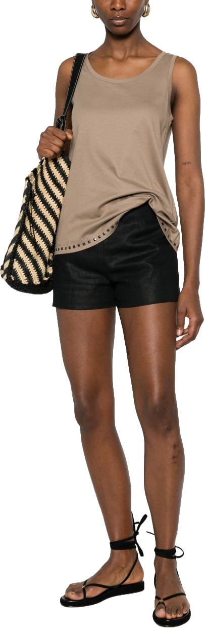 Max Mara T-Shirts And Polos Marrone Beige
