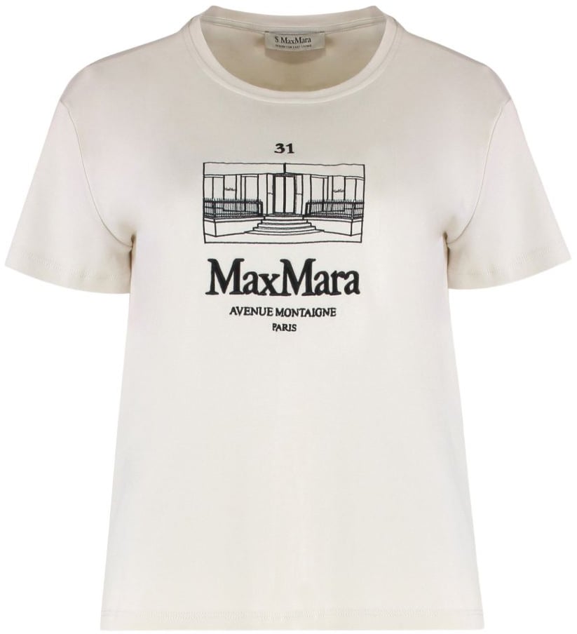 Max Mara T-Shirts And Polos White Wit
