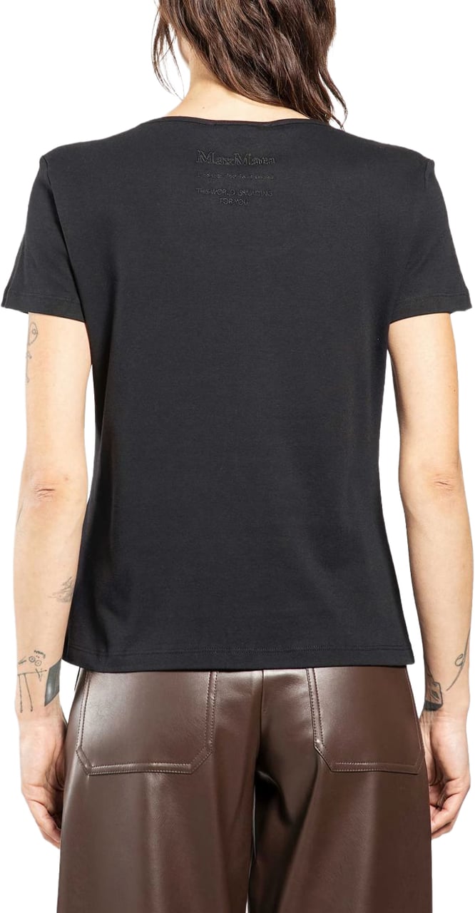 Max Mara T-Shirts And Polos Black Zwart