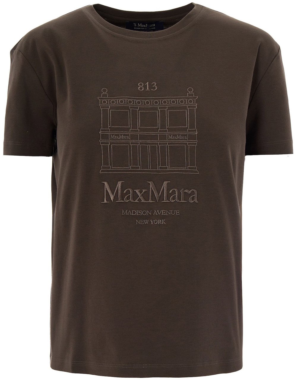 Max Mara 'S Max Mara T-Shirts And Polos Verde Kaki Groen
