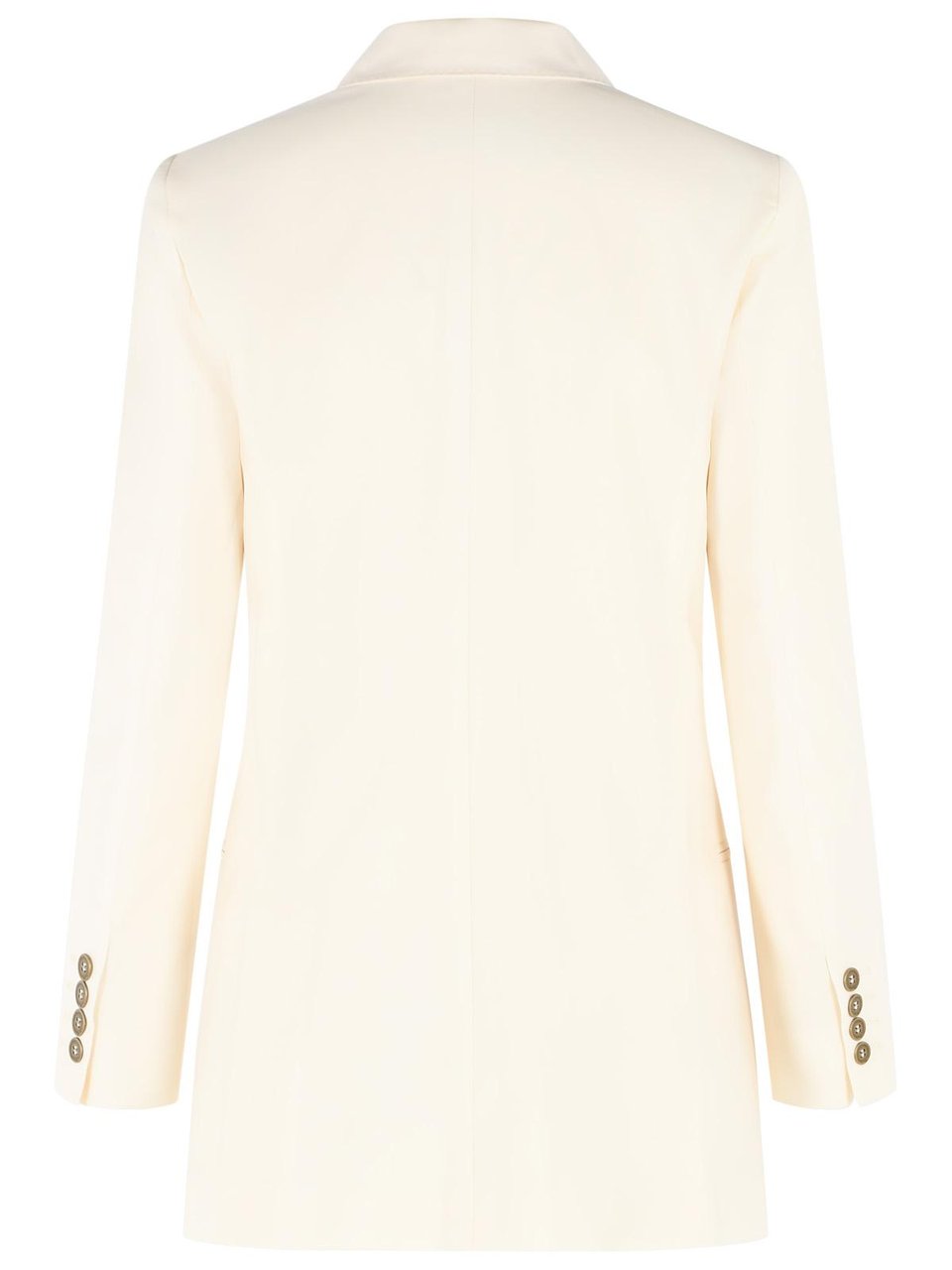 Max Mara 'Bikini' Ivory White Virgin Wool Blazer Neutraal
