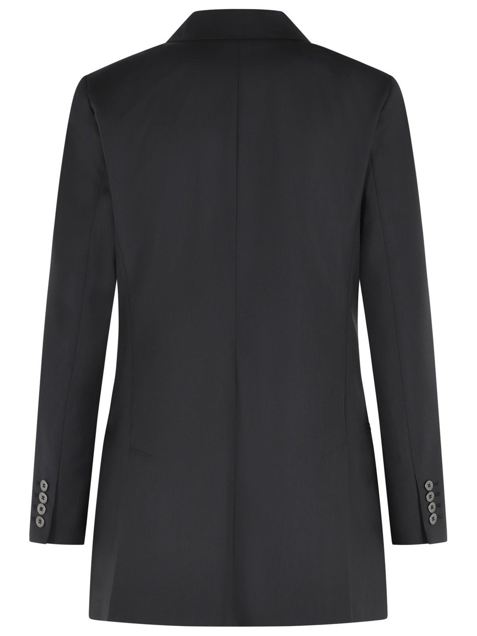 Max Mara 'Bikini' Black Virgin Wool Blazer Zwart