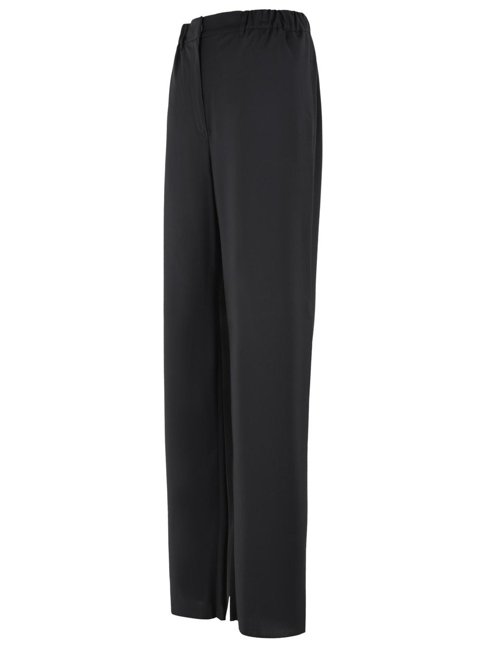 Max Mara 'Editto' Black Virgin Wool Pants Zwart