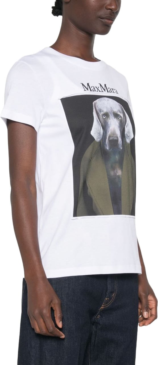 Max Mara Top Blanc Wit