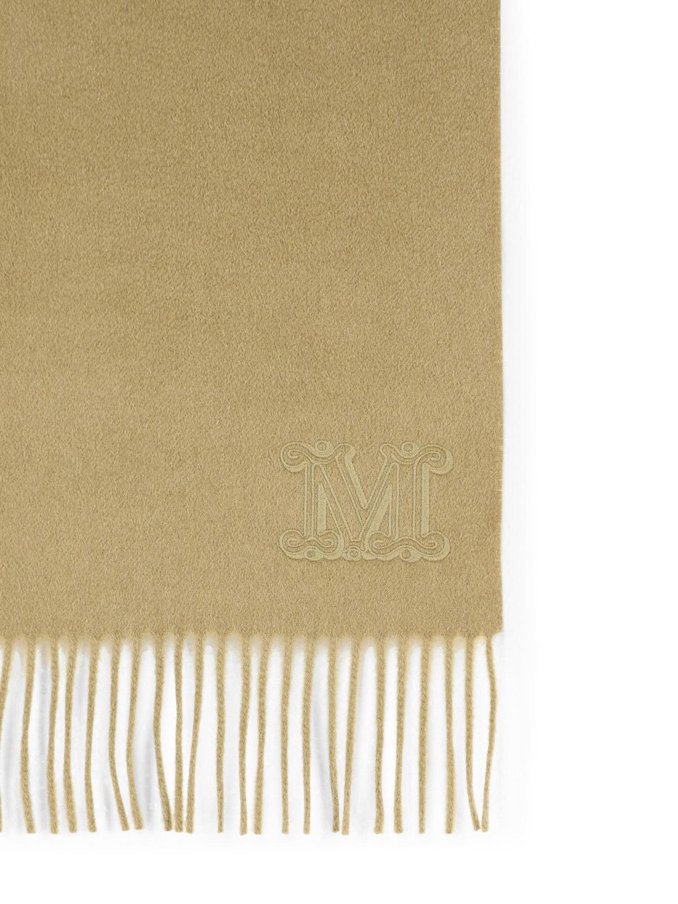 Max Mara 'Wsdalia' Green Cashmere Stole Rood