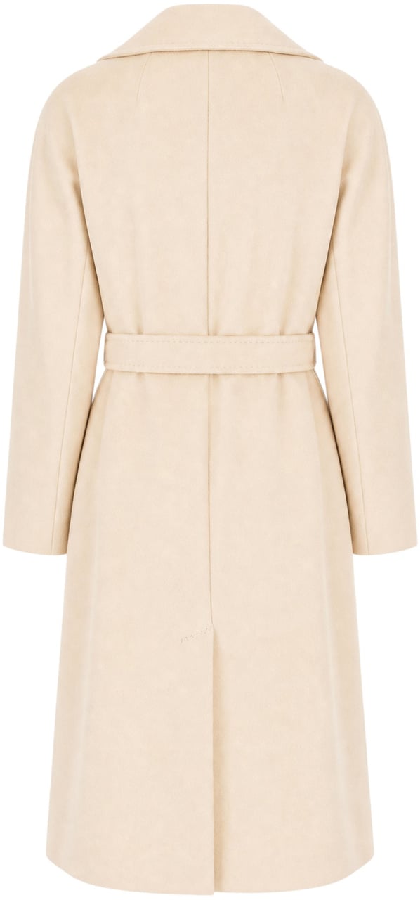 Max Mara Maxmara Sand wool coat Neutraal