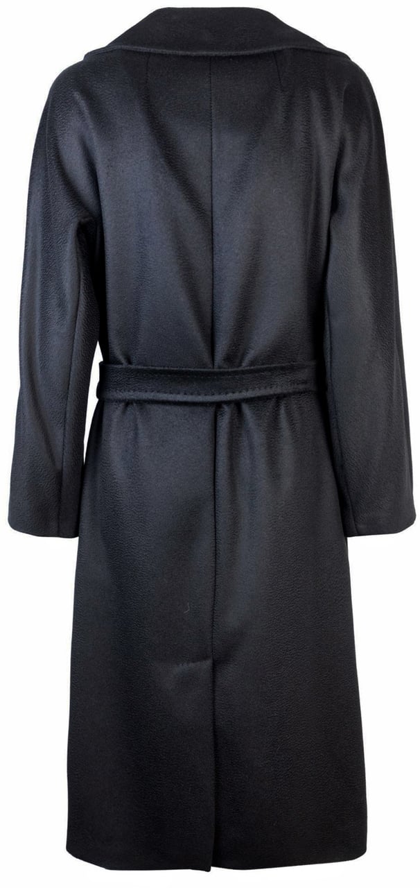 Max Mara Coats Nero Zwart