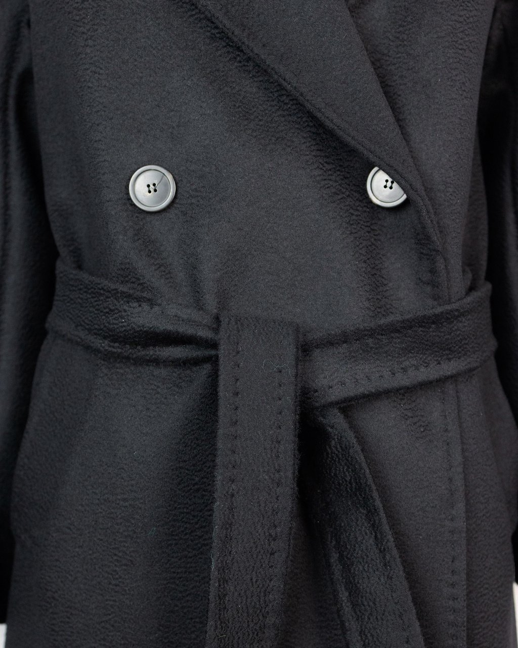 Max Mara Coats Nero Zwart