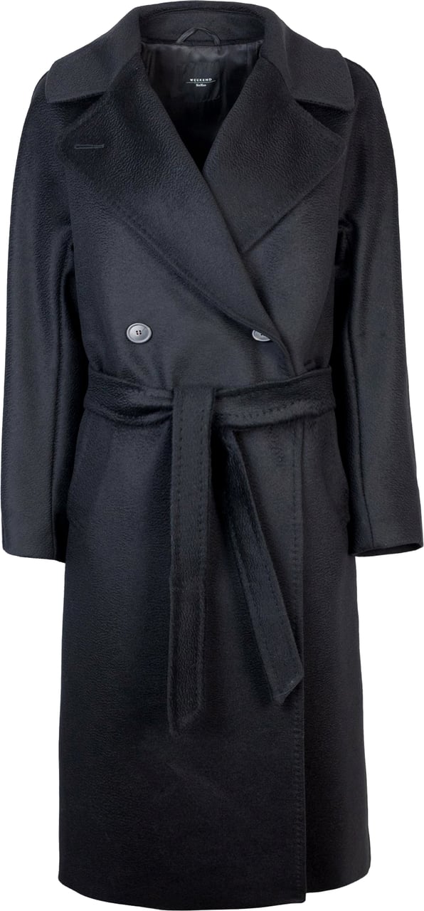 Max Mara Coats Nero Zwart