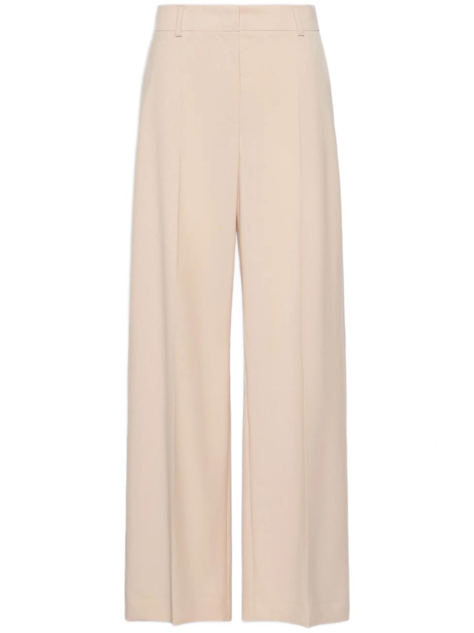 Max Mara Wide-Leg High-Waisted Trousers with Tailored Finish Neutraal