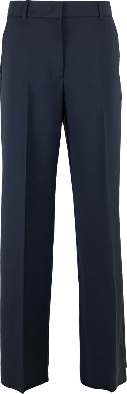 Max Mara Trousers Blu Navy