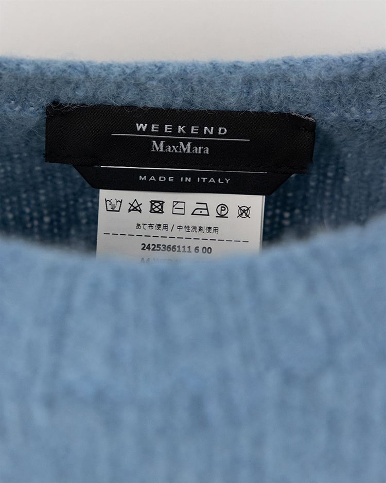Max Mara Sweaters Azzurro Cascata Lichtblauw