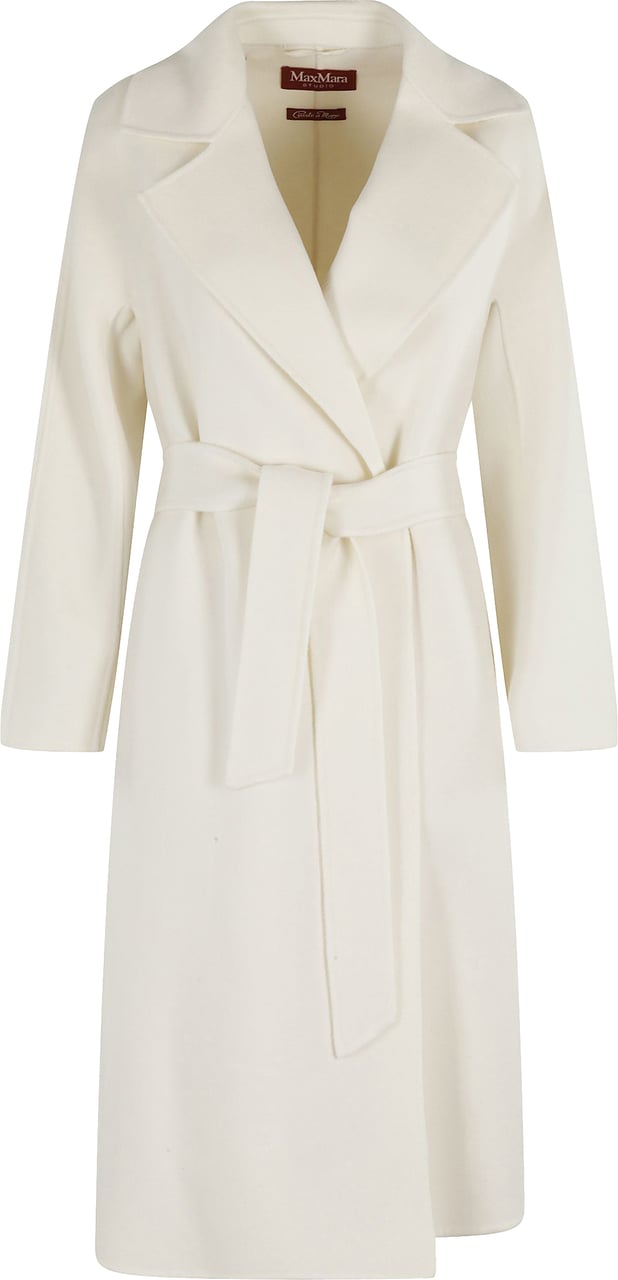 Max Mara Coats Bianco Wit