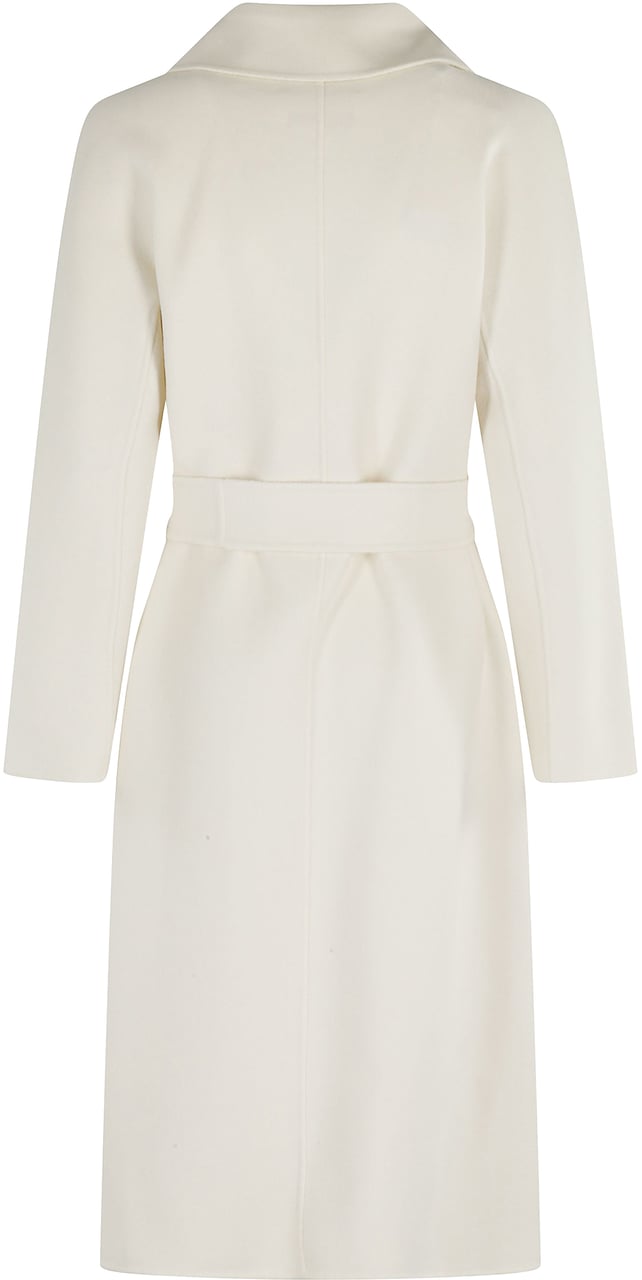 Max Mara Coats Bianco Wit