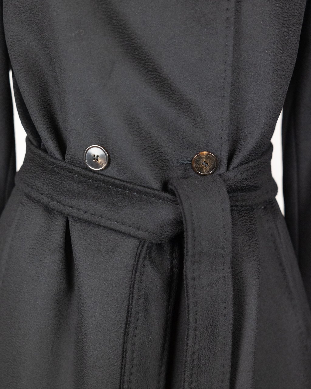 Max Mara Coats Nero Zwart