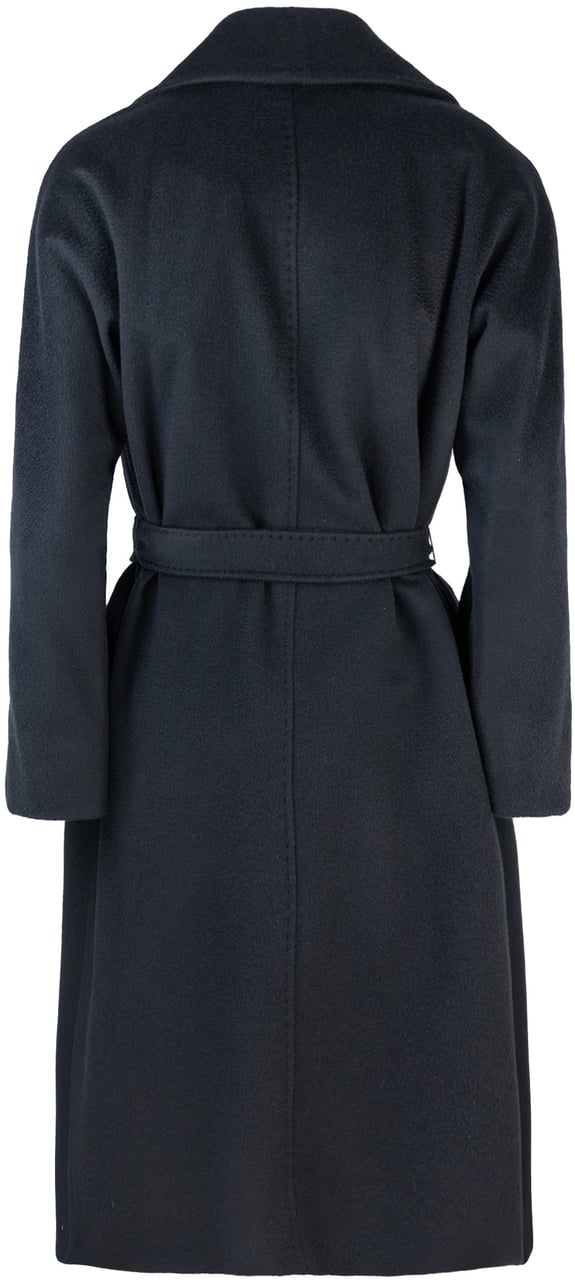 Max Mara Coats Nero Zwart