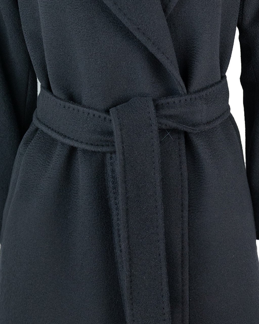 Max Mara Coats Nero Zwart