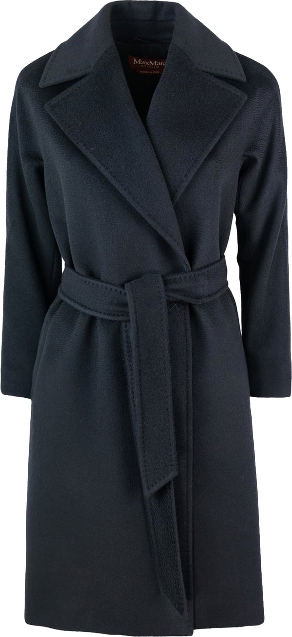 Max Mara Coats Nero Zwart