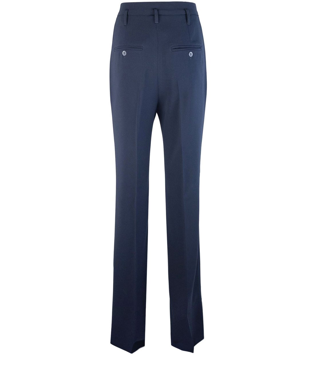 Max Mara Trousers Blu Navy