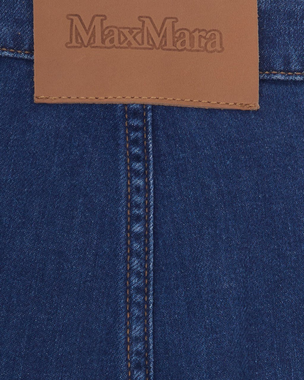 Max Mara Jeans Blu Medio Pulito Blauw