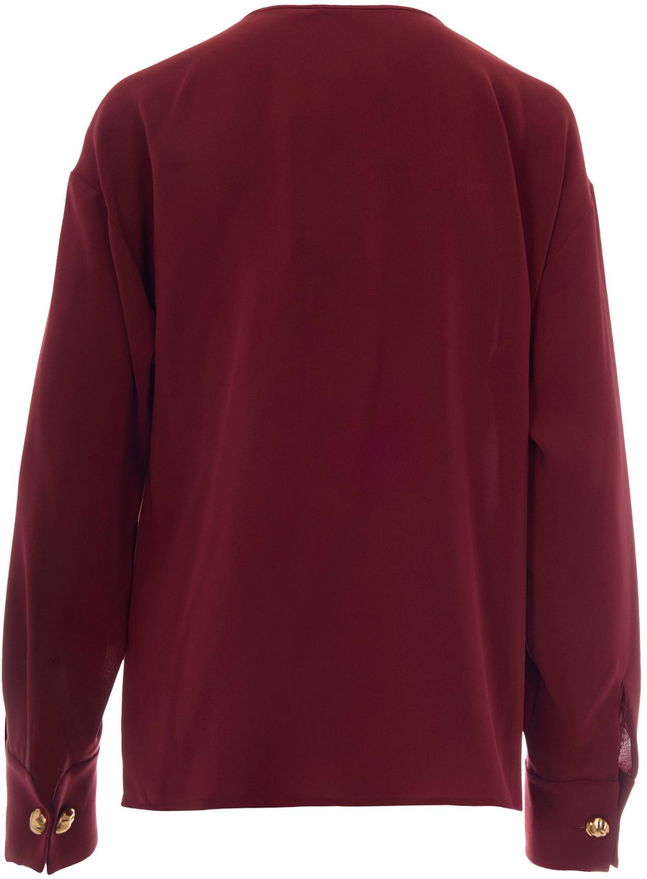 Max Mara Shirts Rubino Maroon
