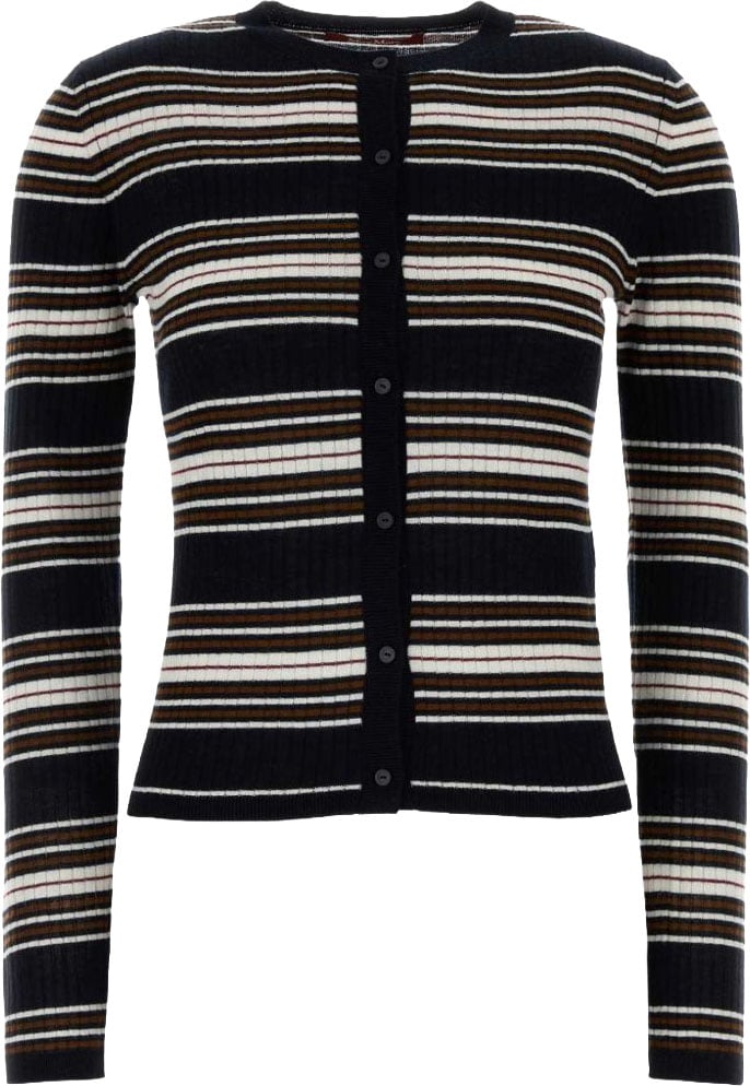 Max Mara Sweaters Blu Multi Navy