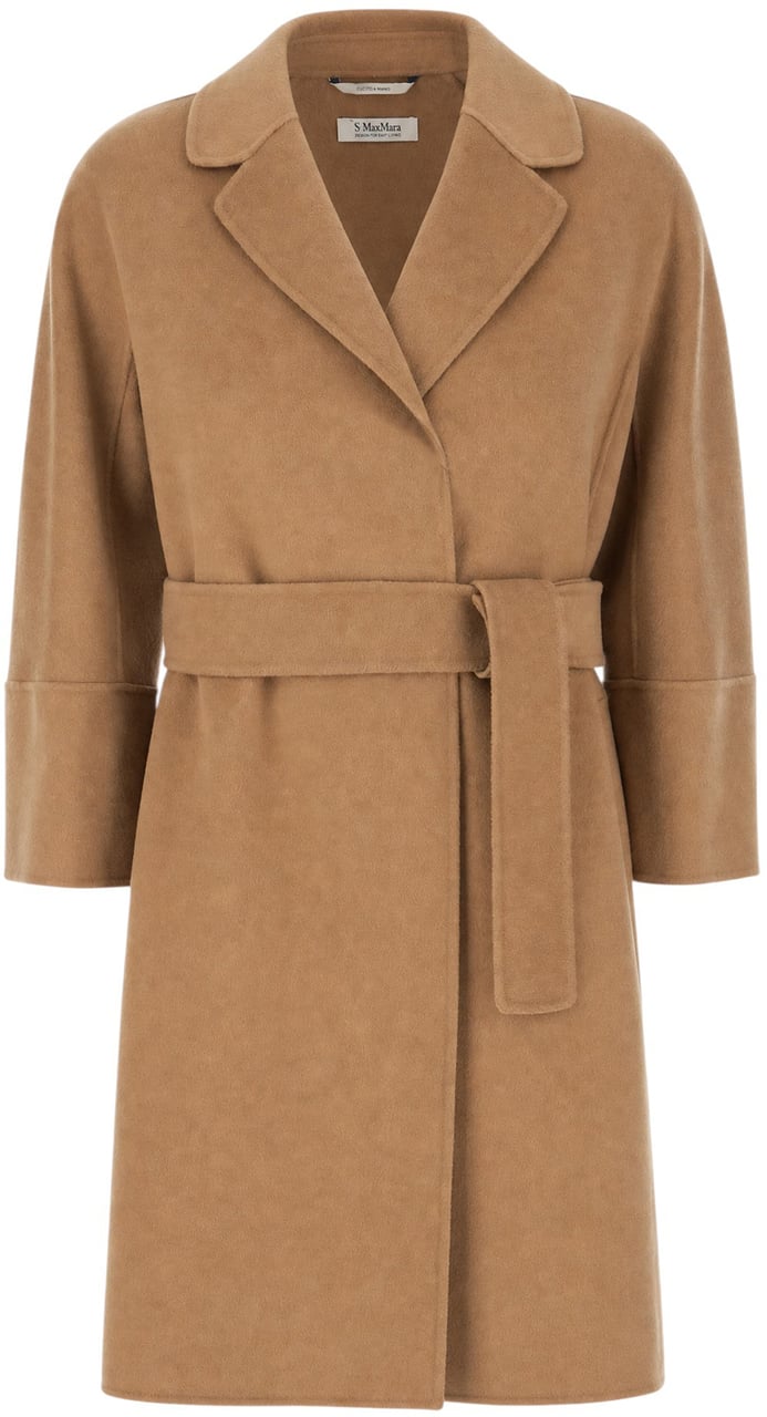 Max Mara Maxmara Camel wool Arona coat Bruin