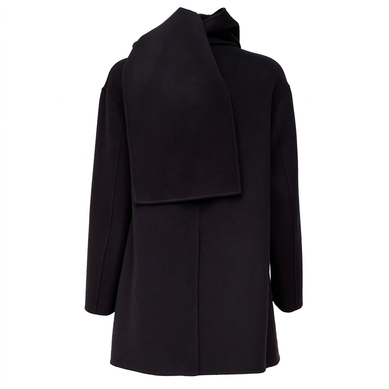 Max Mara Alicia Short Single-Breasted Wool Jacket Zwart