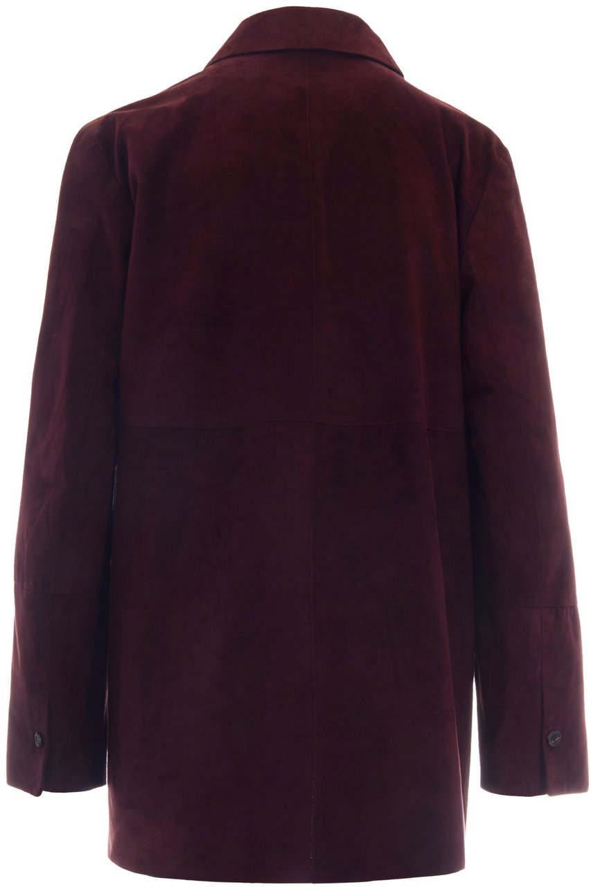 Max Mara 'S Max Mara Shirts Rosso Scuro Maroon