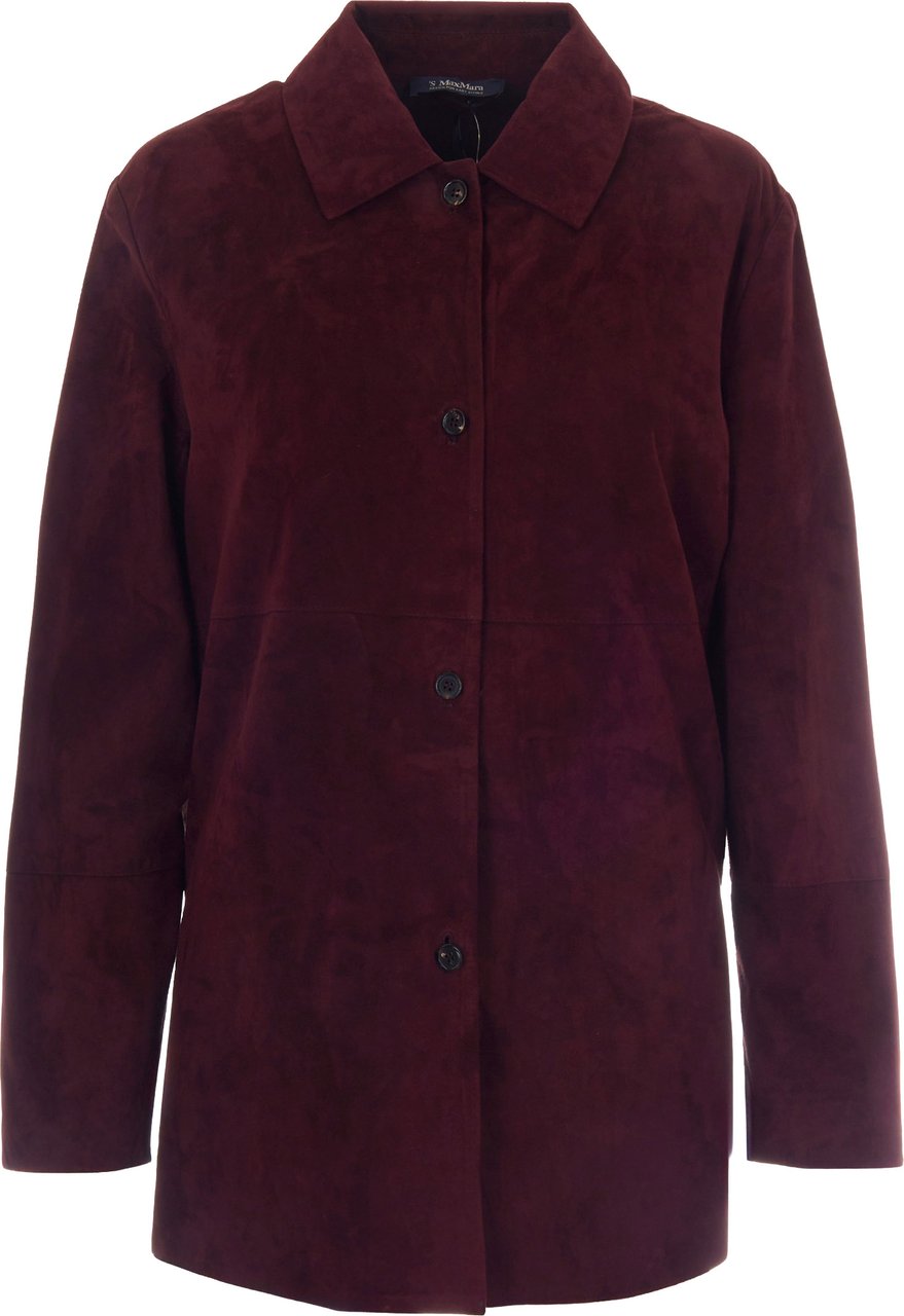 Max Mara 'S Max Mara Shirts Rosso Scuro Maroon