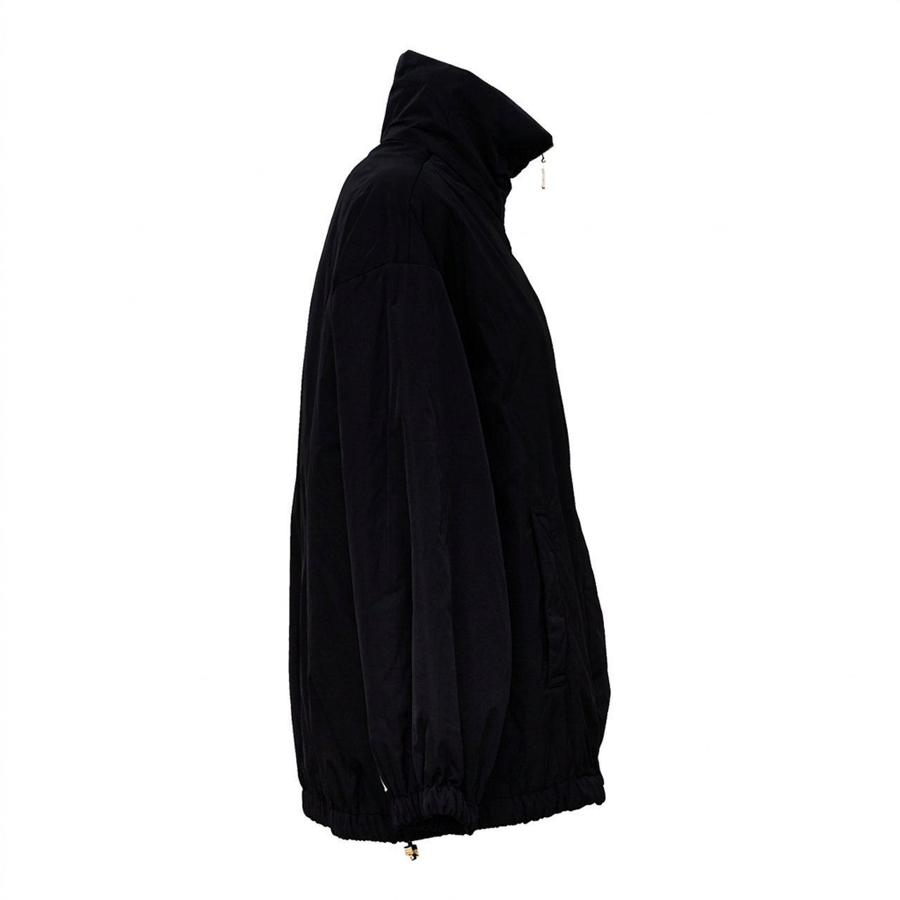 Max Mara Claudia Radzmir Reversible Over Bomber Jacket Zwart