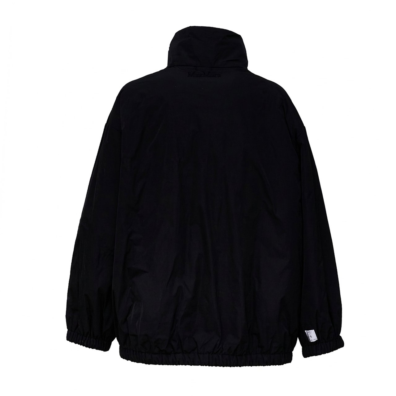 Max Mara Claudia Radzmir Reversible Over Bomber Jacket Zwart