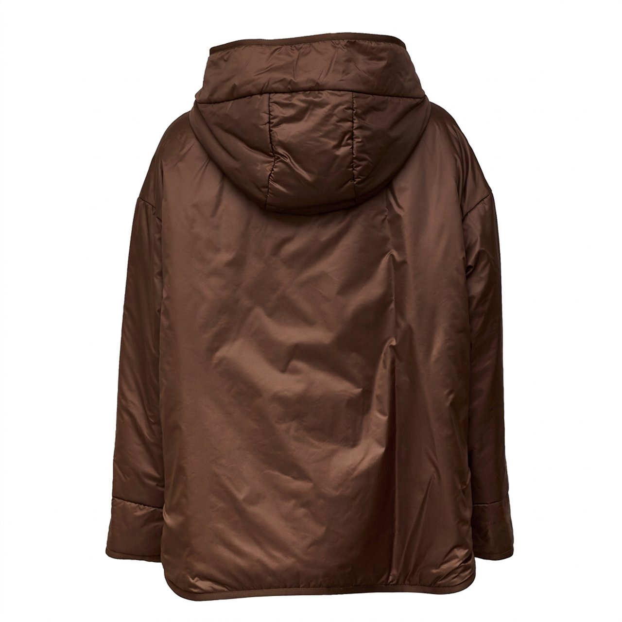 Max Mara Cleo Over Fitted Hooded Jacket Zwart