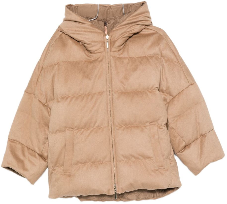 Max Mara Coats Camel Beige