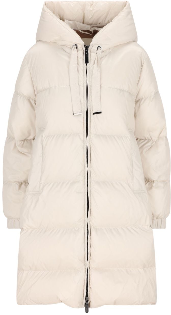 Max Mara Coats Ivory Wit
