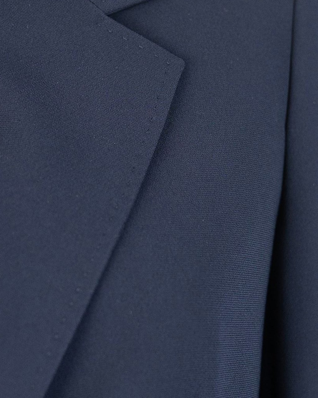 Max Mara Single-Breasted Tailored Blazer With Classic Lapel Blauw
