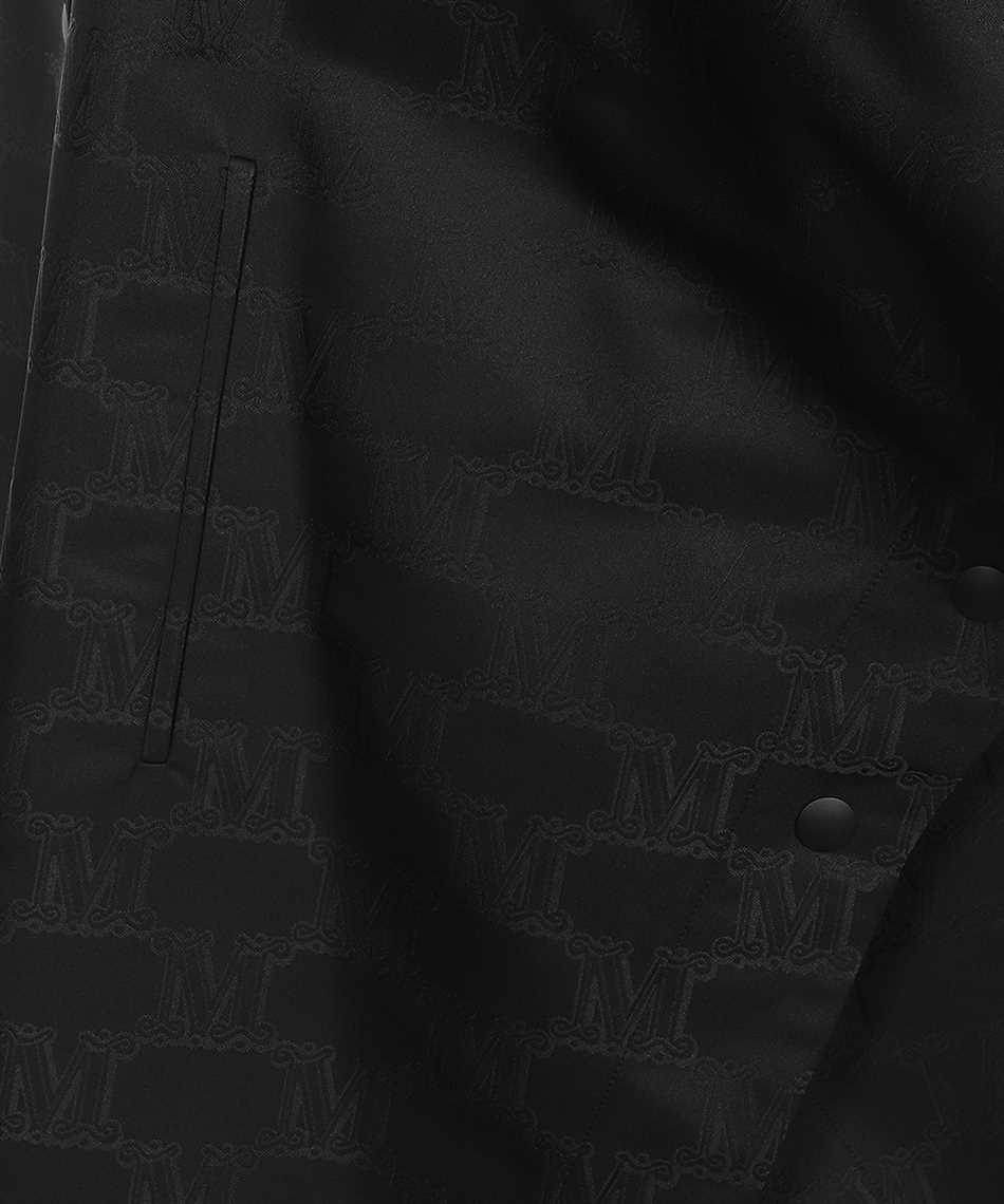 Max Mara Cape with jacquard logo Zwart