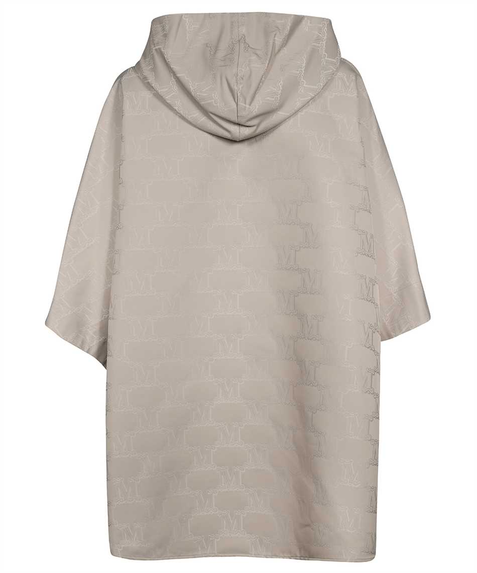 Max Mara Cape with jacquard logo Neutraal