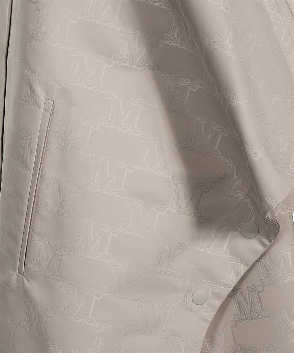 Max Mara Cape with jacquard logo Neutraal
